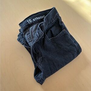 Boy’s Straight Slim Fit Jeans - Black